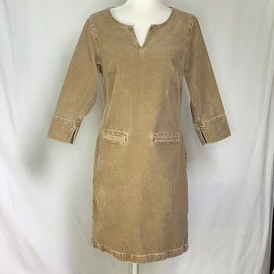 The Territory Ahead Micro Corduroy Dress With Pockets Size 8